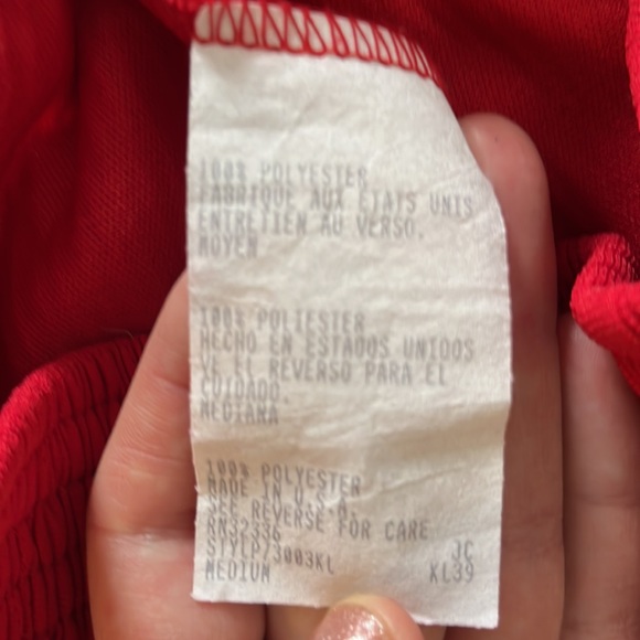 Vintage, made in 🇺🇸 red, high waisted trousers - Picture 4 of 4